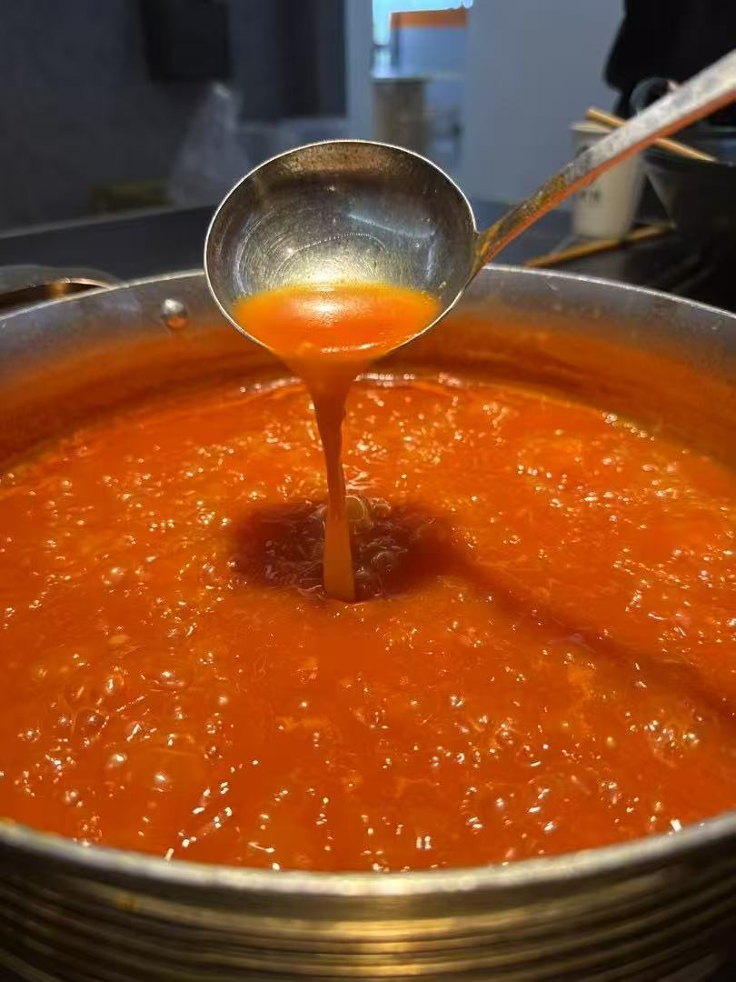 hot pot tomato broth